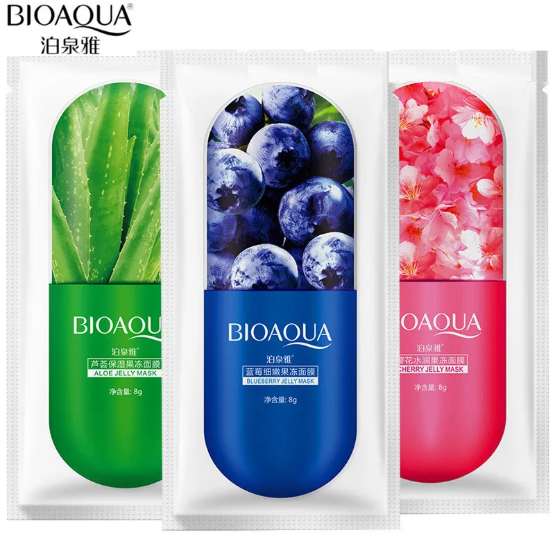 Увлажняющая маска для лица BIOAQUA увлажняющая Желе питательная Антивозрастная
