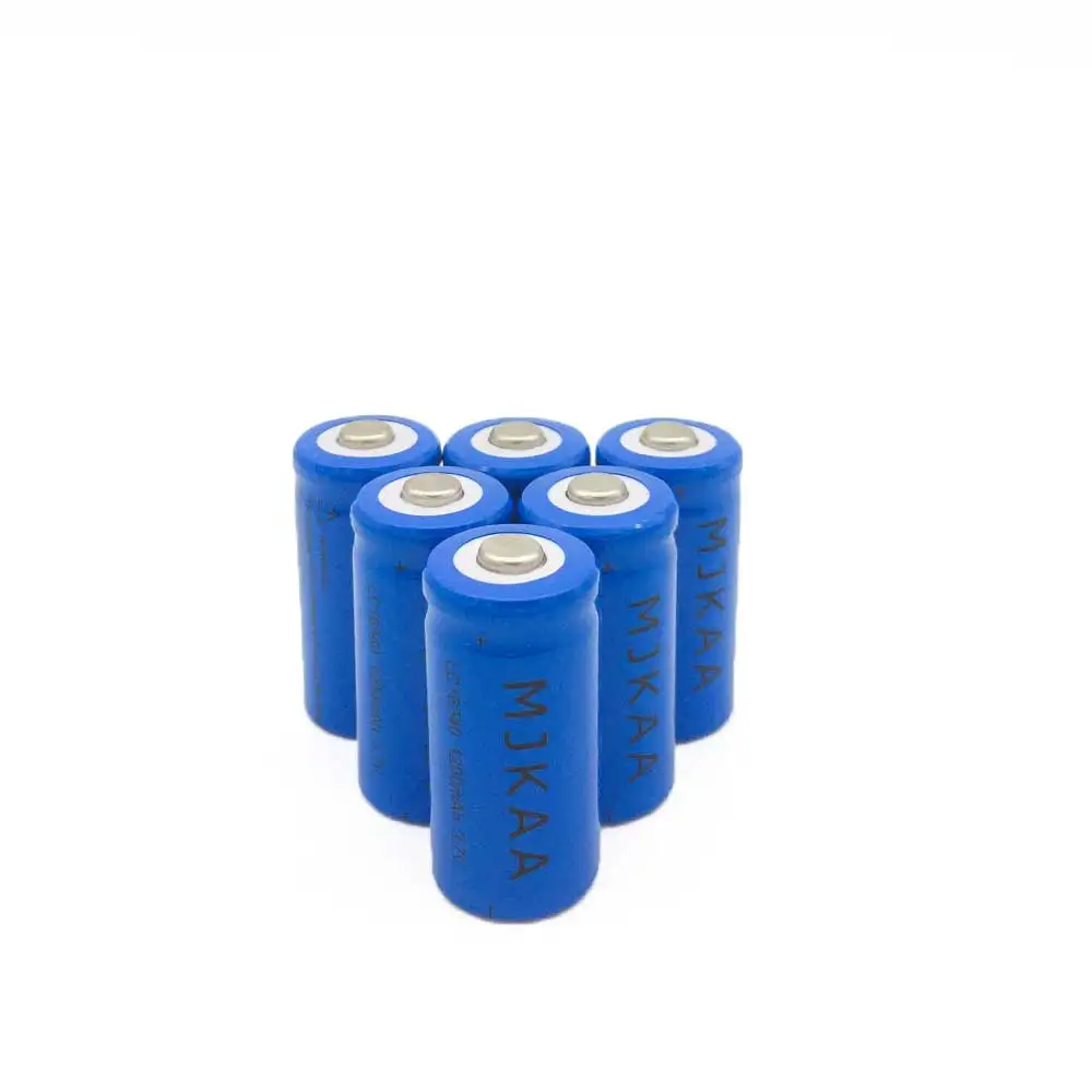 MJKAA 4pcs/lot 1200mAh Lithium Li-ion 16340 Battery CR123A Rechargeable Batteries 3.7V CR123 for Laser Pen LED Flashlight | Электроника