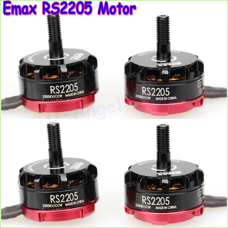 4 компл./лот Emax RS2205 2300KV 2600KV бесщеточный двигатель для FPV Quad гонки мультикоптера QAV гонки 2 CW/2 CCW оптом, Прямая поставка