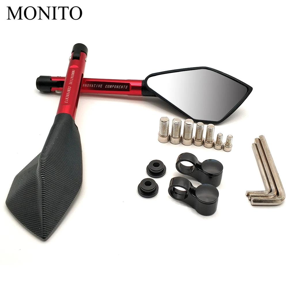 Мотоциклетные аксессуары с ЧПУ боковое зеркало заднего вида мотоциклетное для