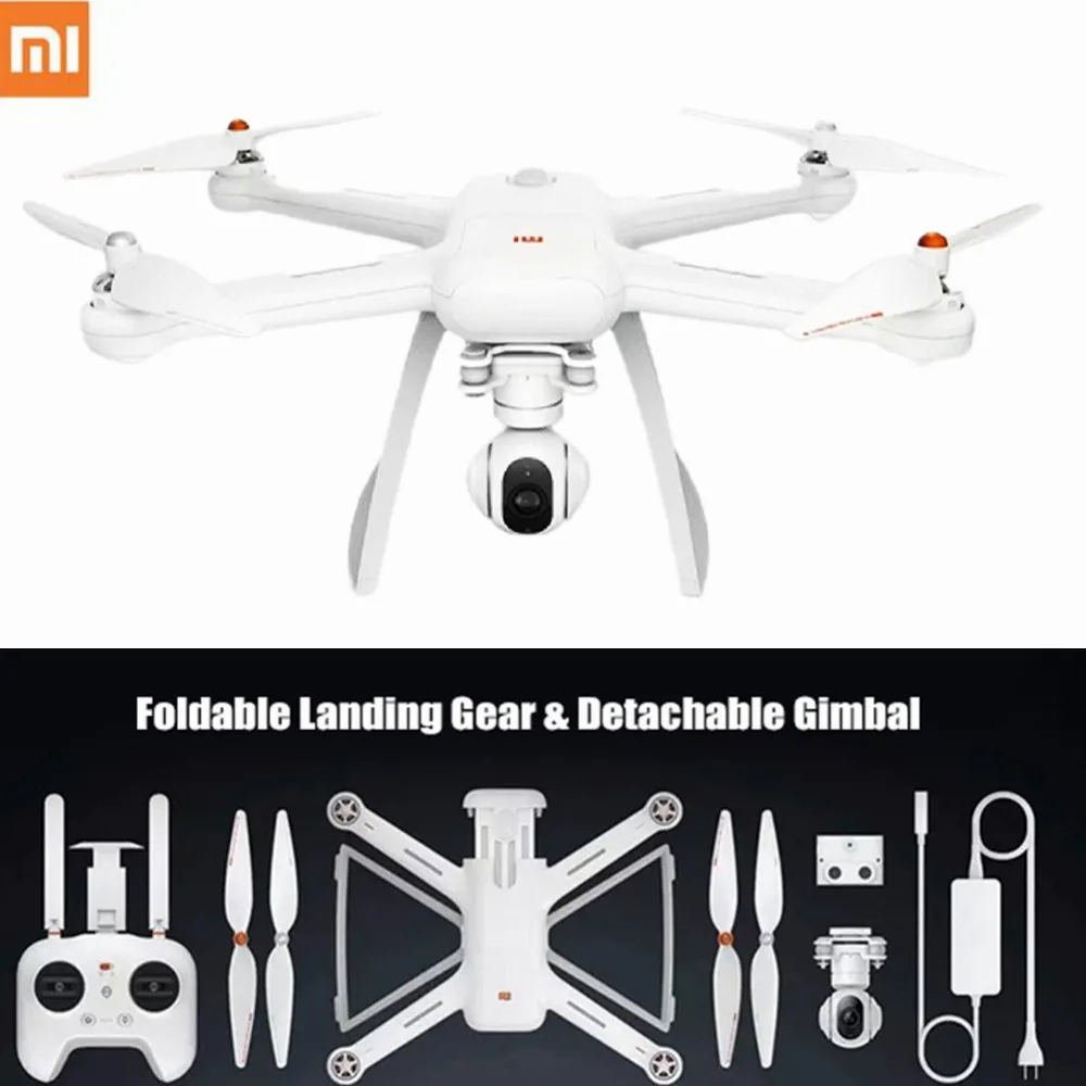 Xiaomi Mi Дрон HD 4K wifi FPV 5GHz Квадрокоптер 6 Axis Gyro 3840x2160 p/30fps RC Квадрокоптеры с указателем полета