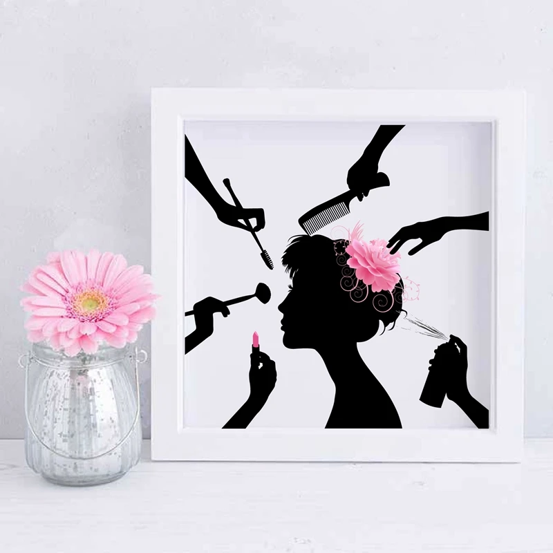 Художественный плакат с принтом для салона красоты декор туалетной комнаты