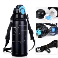 baispo stainless steel eco friendly portable 800ml travel camping vaccum cup insulated thermos mug thermal water bottle