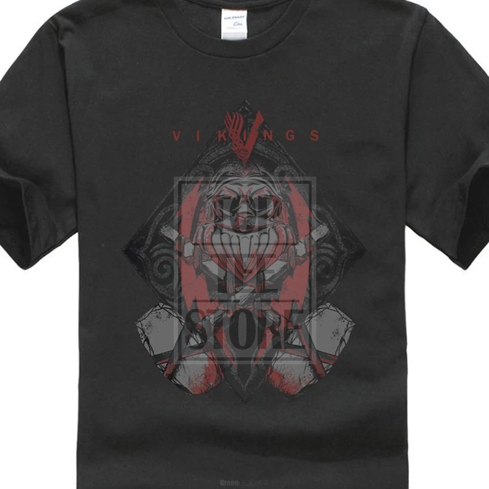 2017 модная футболка Vikings Thor Ragnar Lothbrok Floki Rollo Лицензированная Merch хипстерские топы