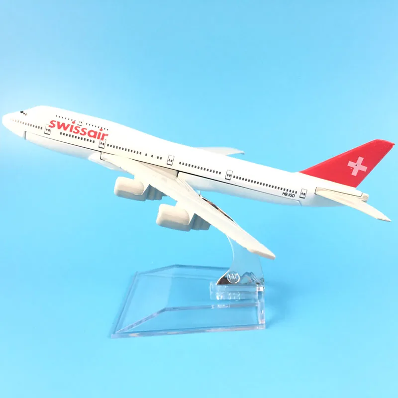 

SWISS AIRLINES 16CM 787 SWISS AIRLINES METAL ALLOY MODEL PLANE AIRCRAFT TOYS FOR CHILDREN BIRTHDAY GIFTS ORNAMENT