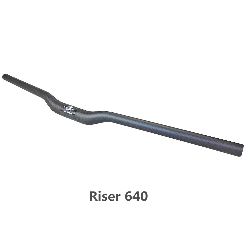 riser 640 Запчасти для велосипедного велосипеда, руль для горного велосипеда, плоская планка, руль, Аксессуары для велосипеда, 580-760 мм, 3 k, матовый - Цвет: riser 640