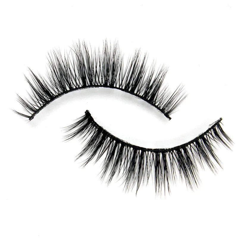 2 пары натуральных длинных ресниц плотные Искусственные ресницы ручной работы