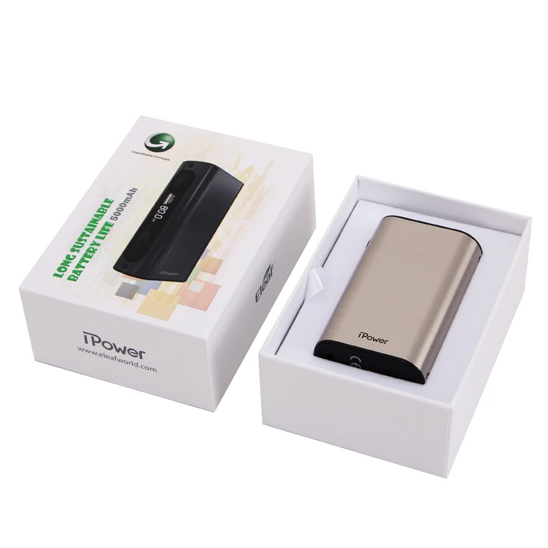 Новый цветной испаритель Eleaf iPower iStick Power TC 80 W бокс мод батарея вейп электронная