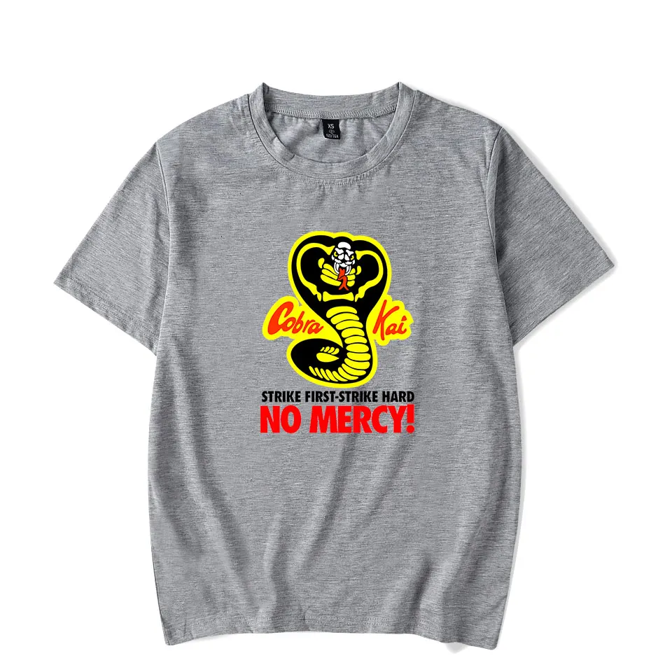 LUCKYFRIDAYF 2018 Лето хит хоп Cobra Kai Забавные футболки для мужчин/женщин хлопковая