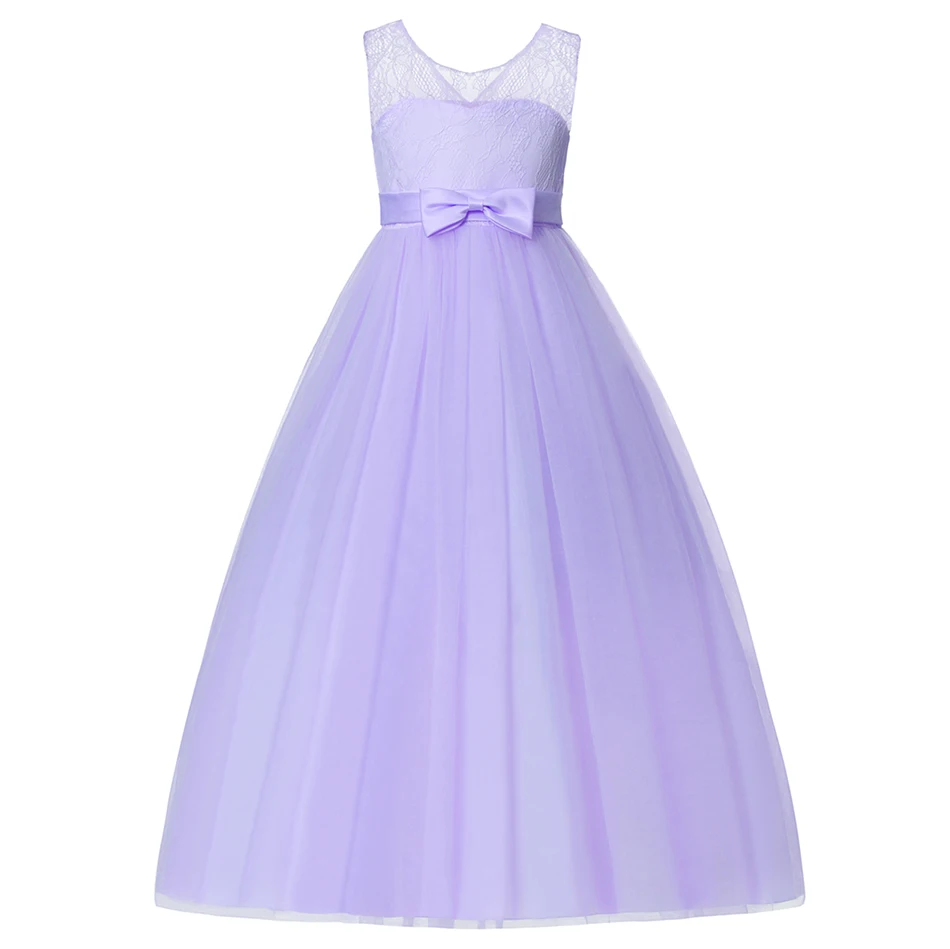 Party Dress Purple Карнавальное детское платье Золушки для рождественской вечеринки; платье принцессы Анны для девочек; костюм Эльзы, жасмина, Рапунцель; карнавальный костюм на Хэллоуин - Цвет: Party Dress Purple