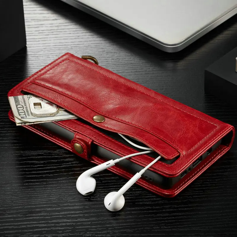 Магнитный кожаный чехол кошелек с подставкой для Samsung S20 Plus Galaxy Note10 S10 S9 S8 Note 9 8|case for