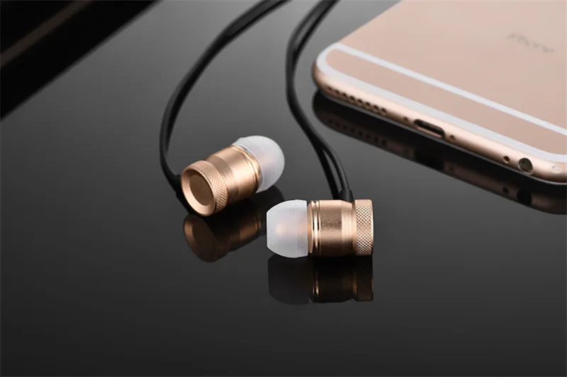 Розовое золото, проводные наушники, бас, двойной привод, стерео, Hi-Fi, наушники-вкладыши с микрофоном, компьютерные наушники для iPhone, Xiaomi, спорт