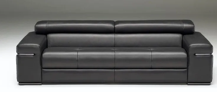 Угловой диван из натуральной воловьей кожи дизайнерский современный стиль набор