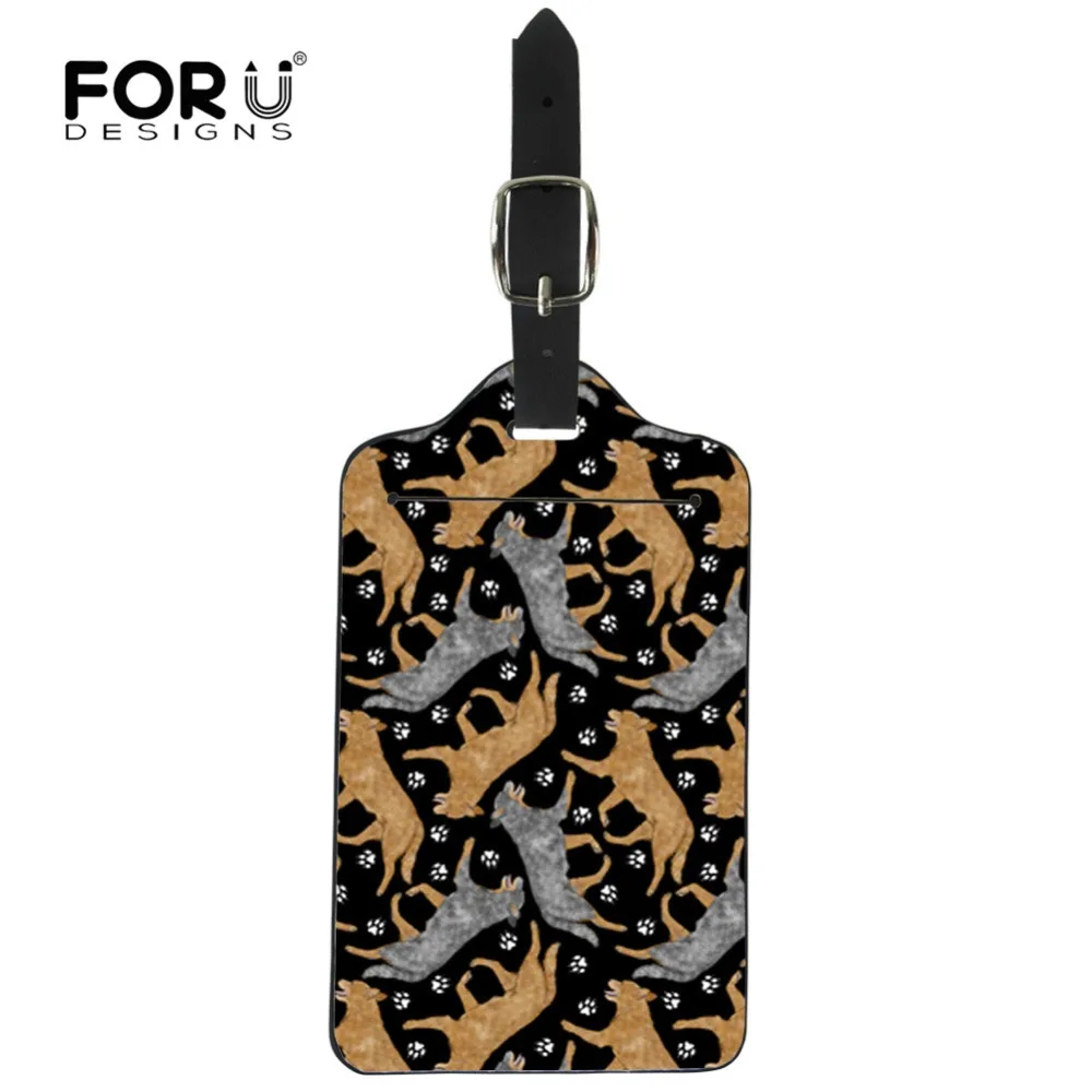 FORUDESIGNS/полиуретановые бирки для багажа в австралийском стиле крупного рогатого