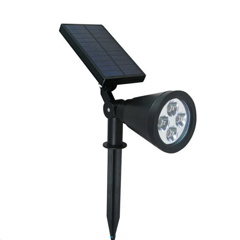 4 LED домашнее Наружное освещение Индукционная лампа Солнечный газон свет