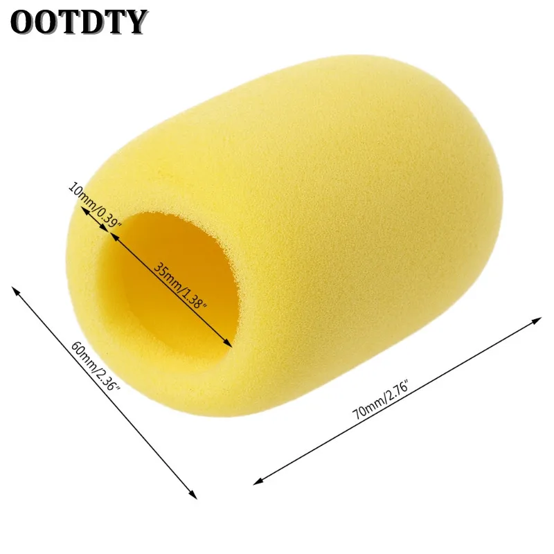 1 шт. Новинка OOTDTY мягкая уплотненная пенка для микрофона чехол Губка крышка
