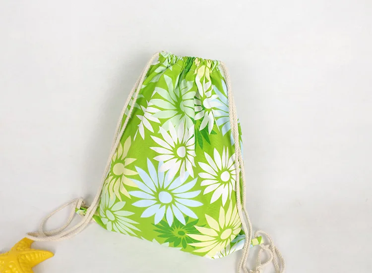 Новый рюкзак YILE из хлопчатобумажной ткани на шнурке Студенческая сумка для книг