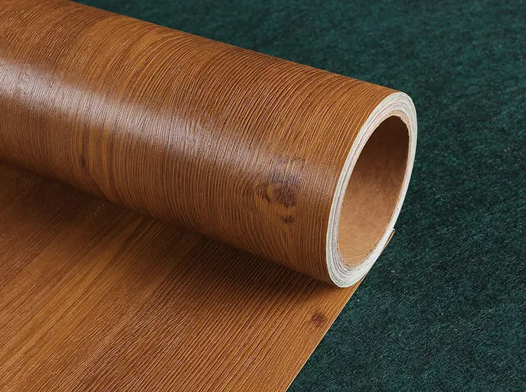 Водонепроницаемые самоклеящиеся обои из фольги для обновления деревянной