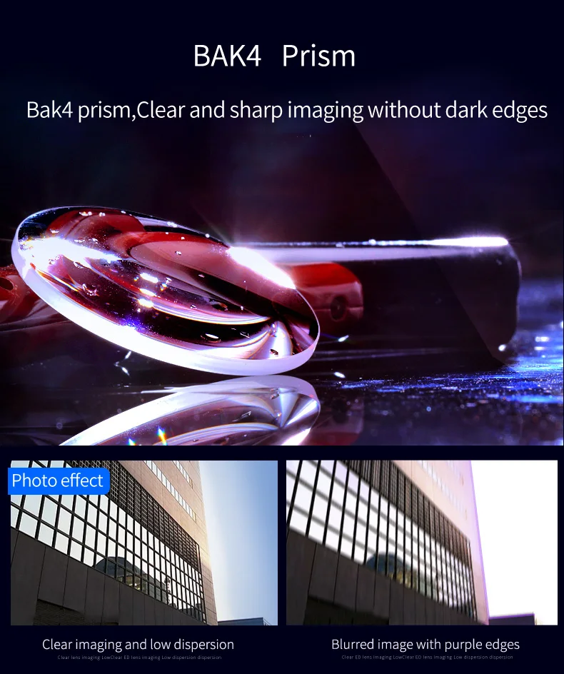Eyeskey 8x32 Porro водонепроницаемый бинокль Bak4 Призма Оптика Компактный телескоп для кемпинга охоты