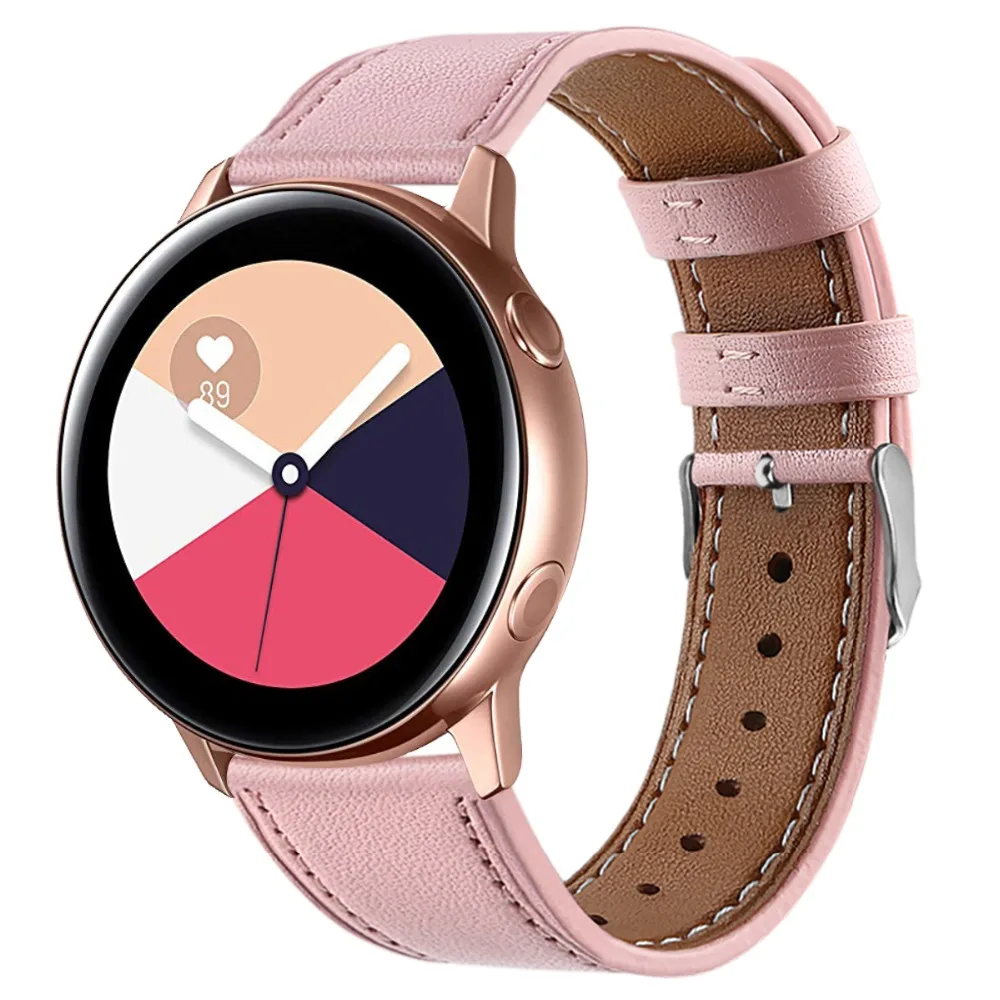 Ремешок кожаный ремешок для Garmin Forerunner 245 M Vivoactive 3 Music vivomove HR спортивные ремешки для умных часов Ремешки браслет