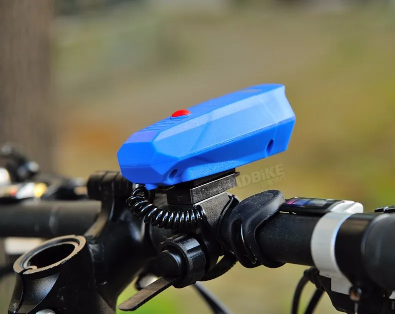 Leadbike Новые велосипедные электронные гудки с 2 светодиодный светильник 6 звуков велосипедный руль кольцо колокольчик рог велосипед воздушная сигнализация