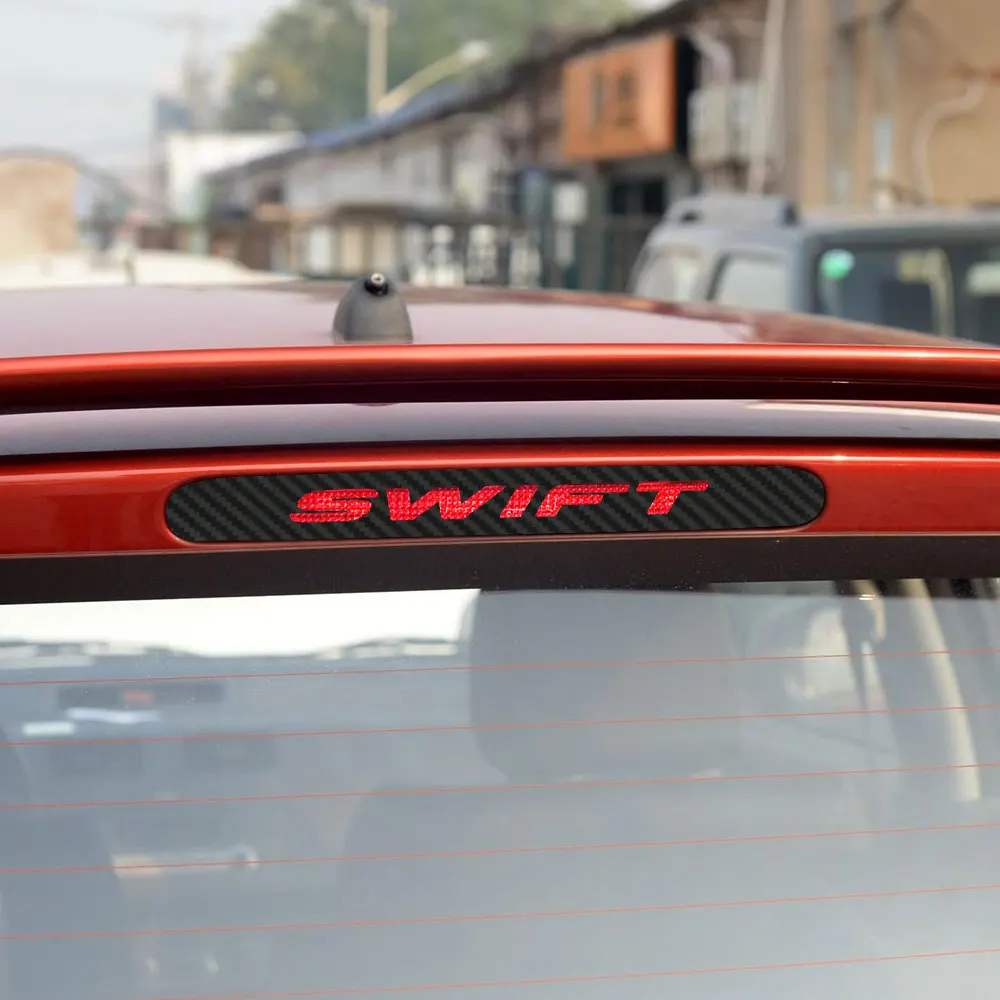 Jameo Авто тормозной фонарь наклейка подходит для Suzuki Swift углеродного волокна