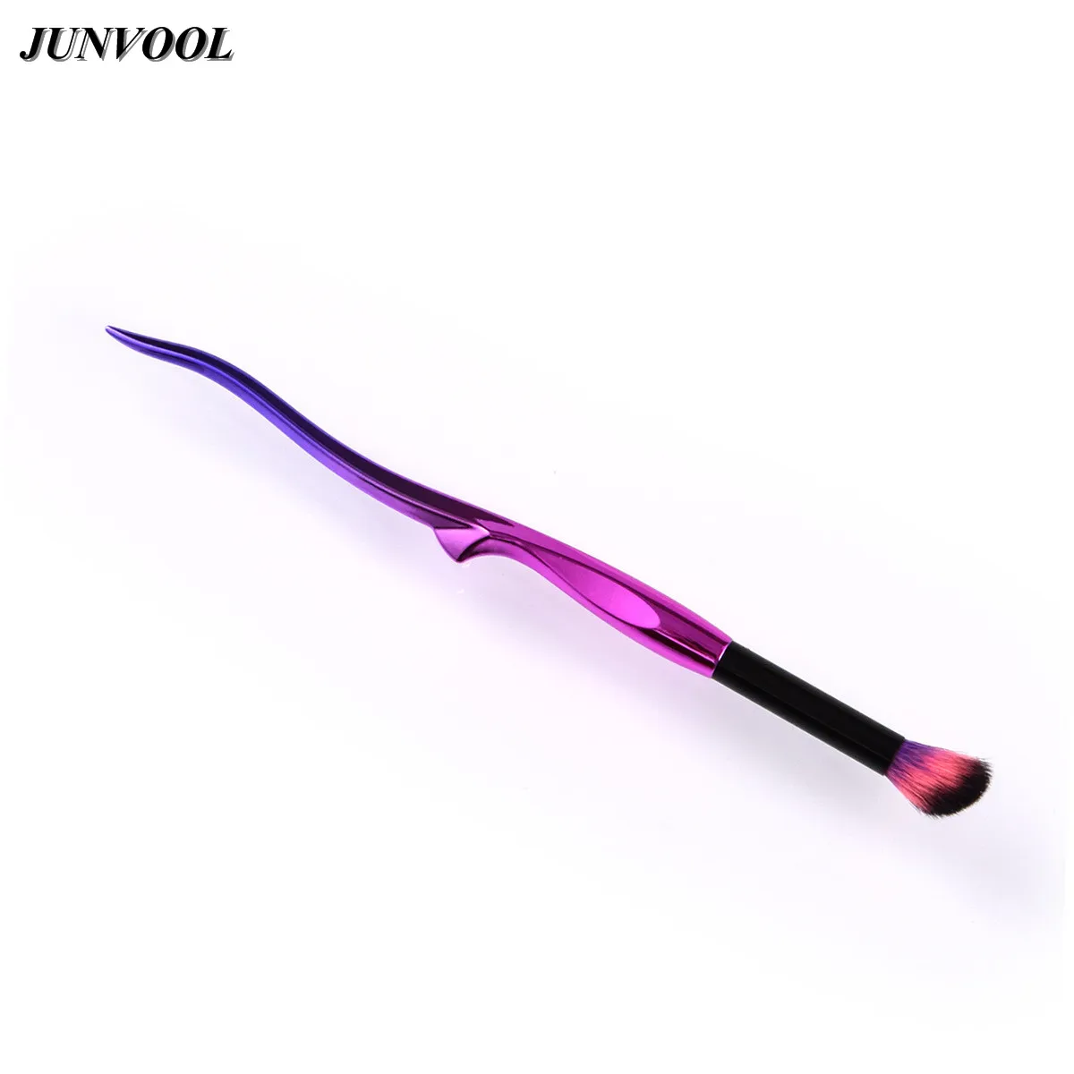 1pcs style FaD815 Фиолетовые красные Кисточки для макияжа, набор, вилка, дизайн, основа, пудра, тени для век, Веерная Кисть для макияжа, контур глаз, растушевка, косметические инструменты, Новинка - Handle Color: 1pcs style FaD815