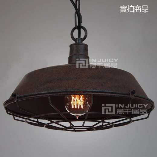 Винтажные металлические подвесные лампы Эдисона в стиле лофт американские ретро