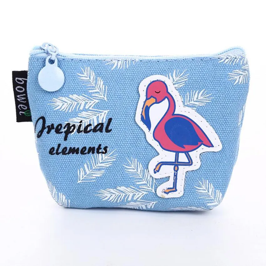 M065 2017 новые милые женские кошельки С КАКТУСОМ на молнии Холст Фламинго