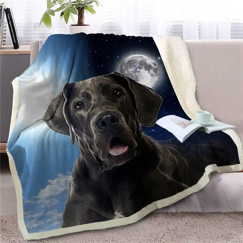 Dog 11 Blesslive одеяло для питомца собаки шерпы на кровать 3D Border Collie Throw Одеяло покрывало для животных день и ночь небо пейзаж чехол для дивана - Цвет: Dog 11