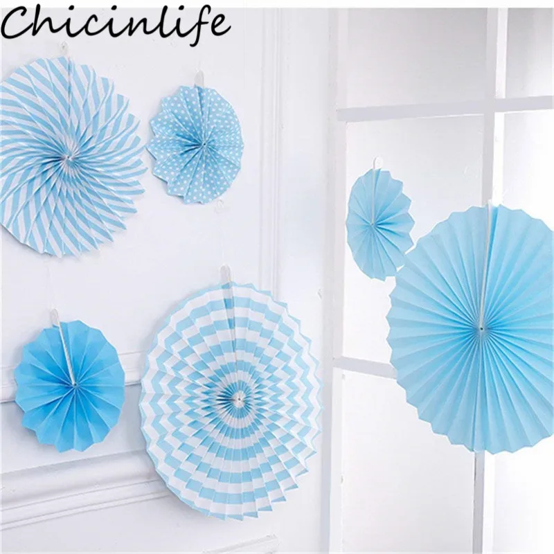 Chicinlife 6 шт. поделки DIY веера из папиросной бумаги маленькие цветы помпон шары