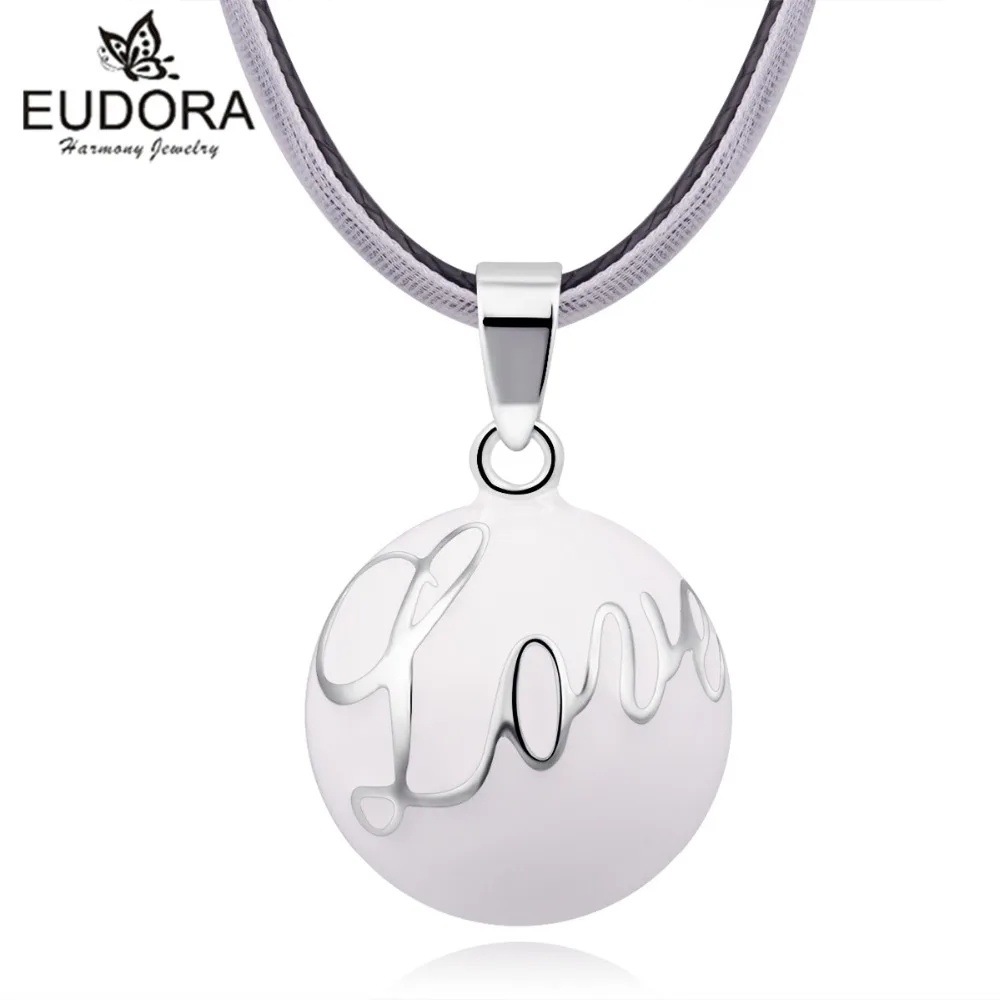 Ювелирные изделия Eudora для беременных белая любовная колокольчик подвеска в виде