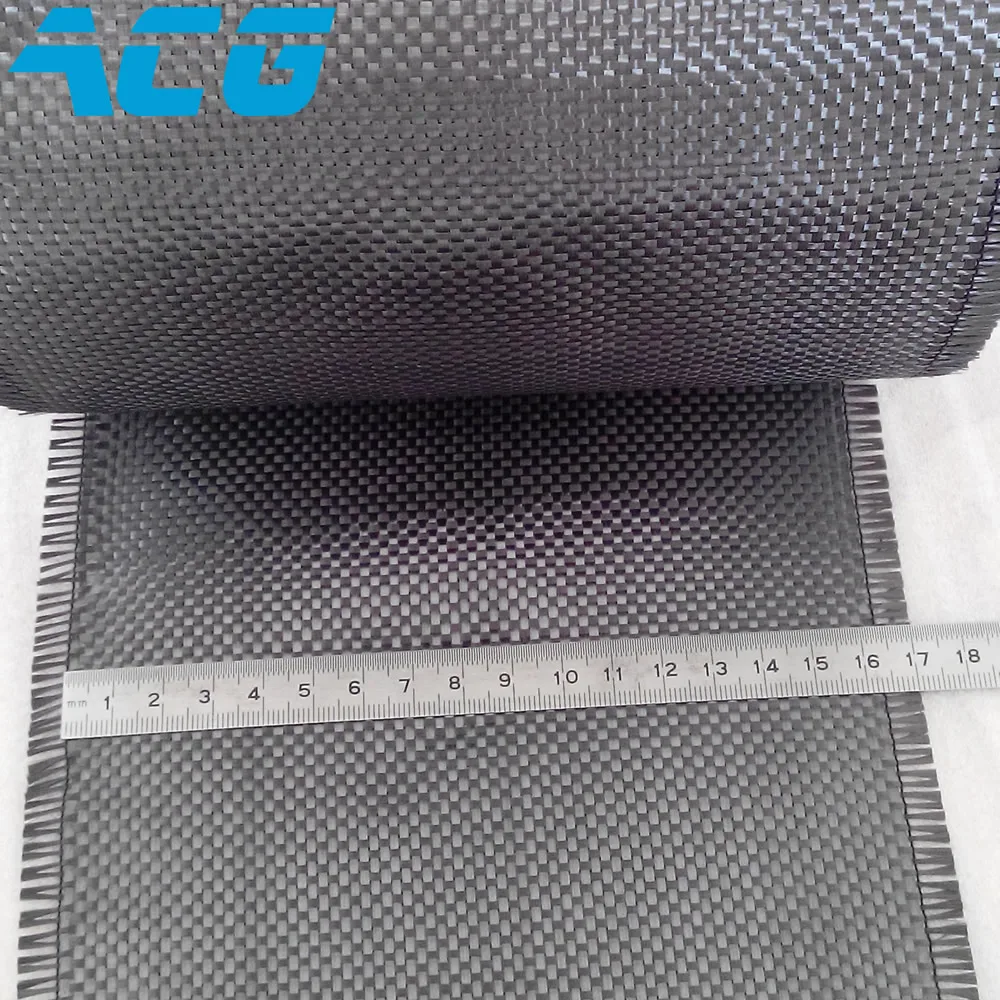 Плетение саржевым переплетением 220 г/м2 ширина 20 см тканевая лента из углеродного