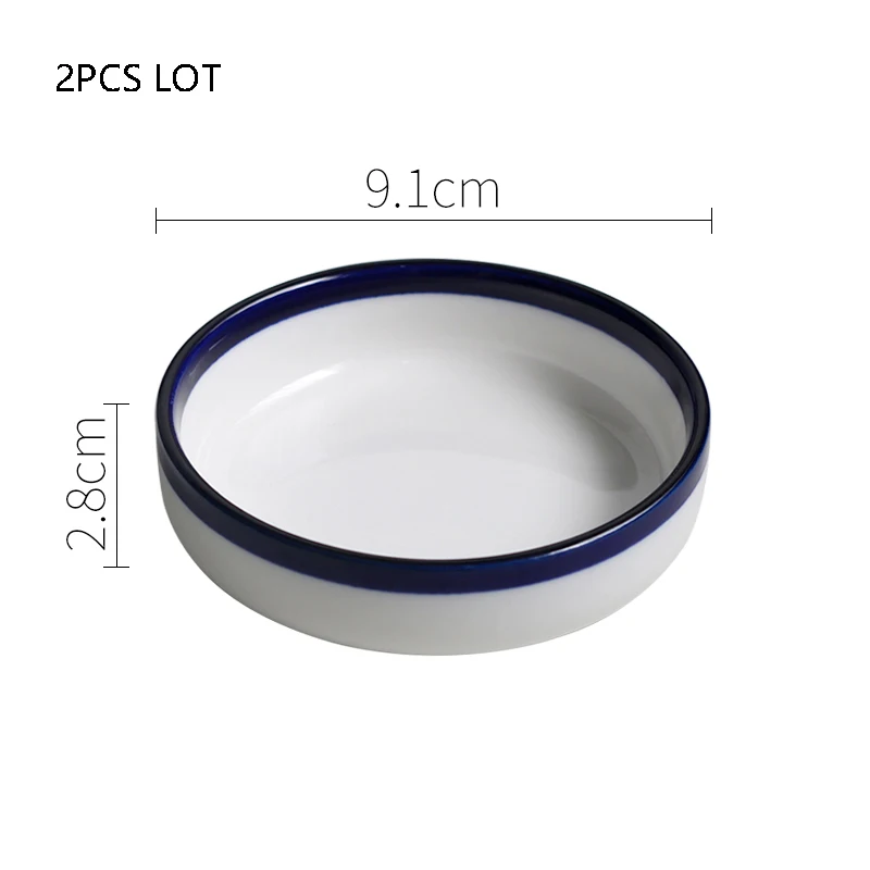 2 шт./лот японский стиль короткая белая черная оправа керамическая кость Китай