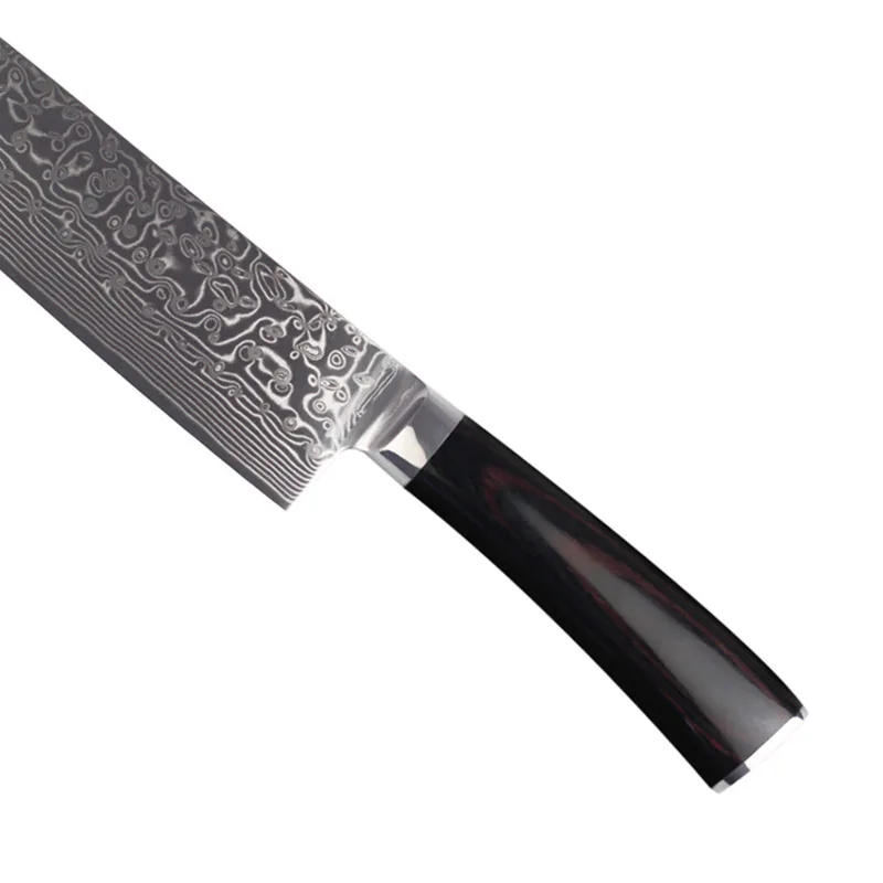 Высокое качество 8 &quotнож шеф повара японский 73 слоев Дамаск VG10 Стальные Кухонные