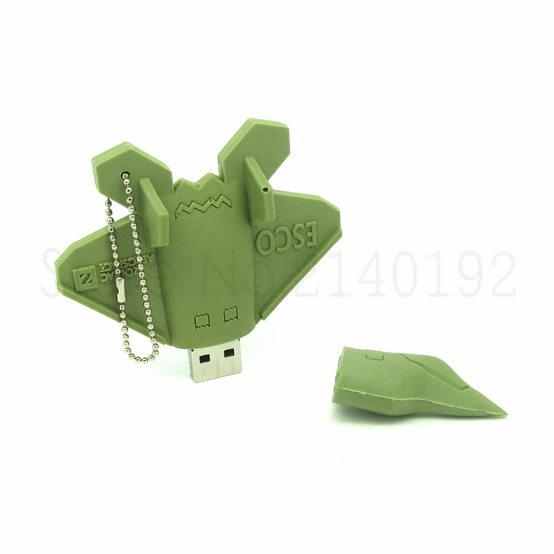 USB флеш накопитель в виде мультяшного истребителя самолета usb 2 0 флешка U диск
