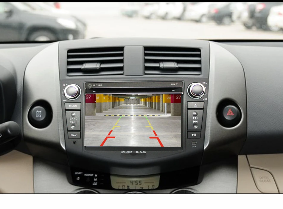 Eunavi Android 9,0 TDA7851 автомобильный dvd мультимедийный плеер 7 ''2 Din радио gps Navi для Toyota RAV4 Rav 4 2007 2008 2009 2010 2011