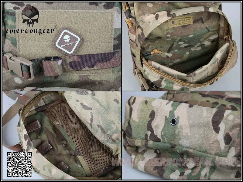 Emersongear модульный штурмовой пакет с 3л Гидратация Военный путешествия