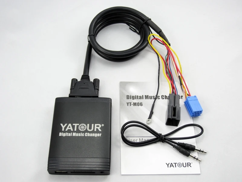 Yatour YTM06-VW8D+ YT-Audi20 для Audi A2 A3 A4/S4 A6/S6 A8/S8 TT AllRoad головное устройство радио цифровой CD changer USB MP3 плеер AUX SD