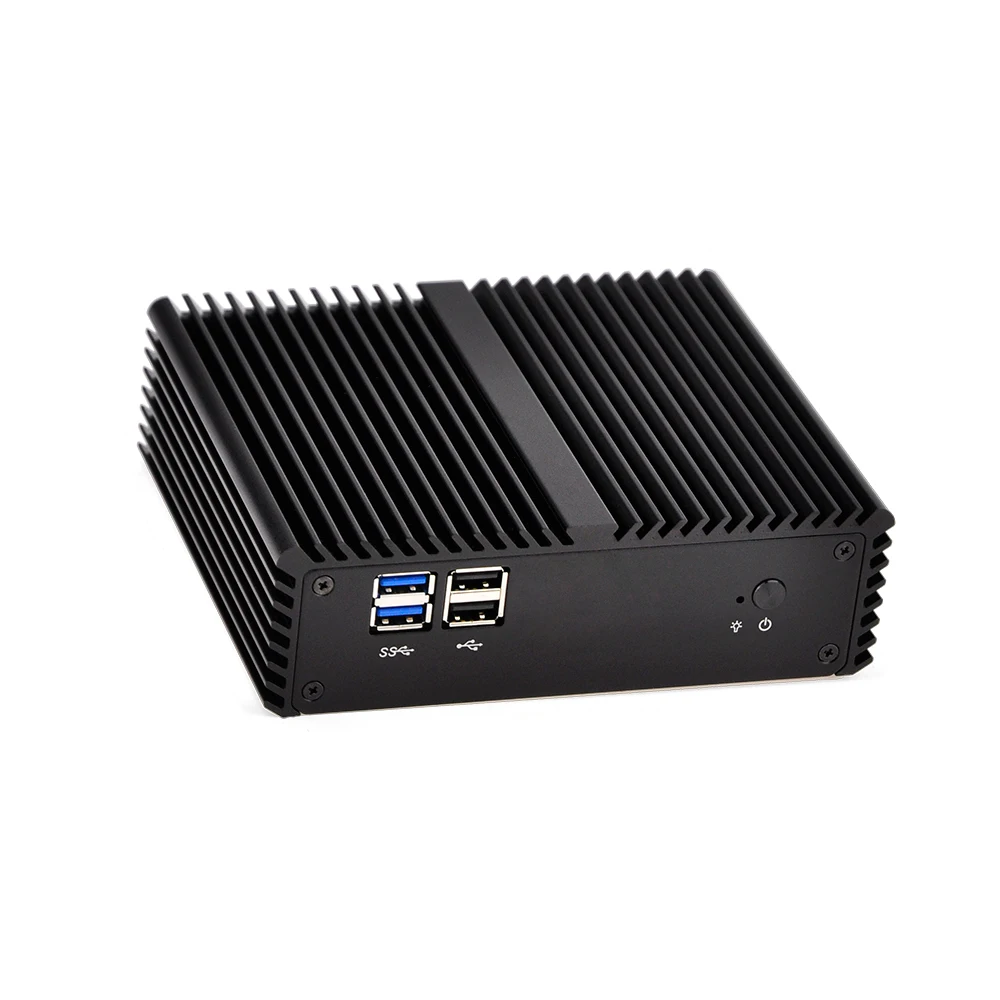 Мини ПК Qotom Intel Core i3 i5 промышленный микро система Barebone двухъядерный двойной lan
