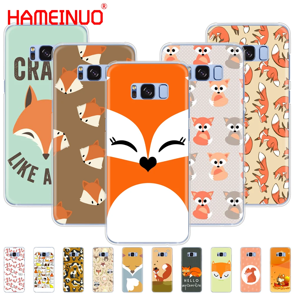 HAMEINUO sly fox Чехол для мобильного телефона с милыми животными Samsung Galaxy S9 S7 edge PLUS S8 S6 S5