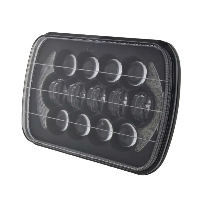 1 пара прямоугольные светодиодные фары для Jeep Wrangler YJ Cherokee XJ H6014 H6052 H6054 105 Вт 5x7 7x6