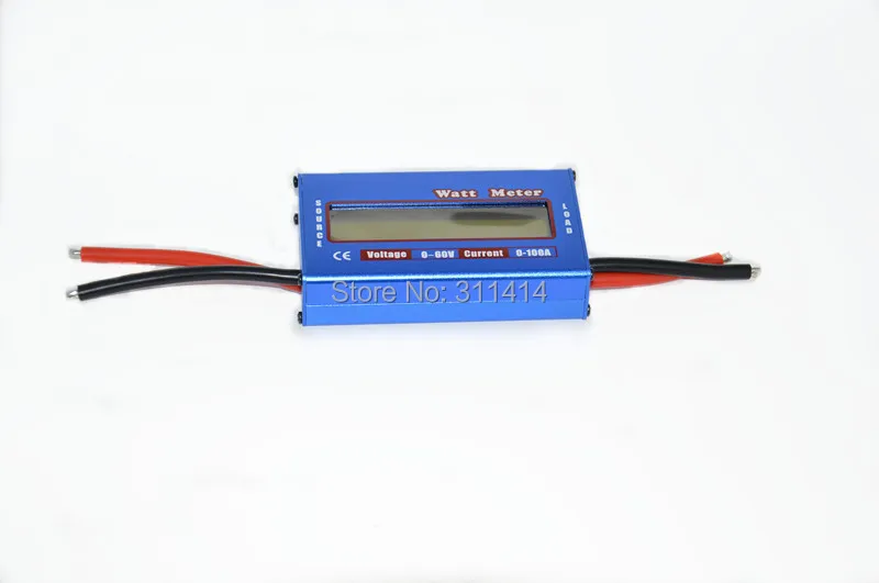 1piece Digital 60V/100A DC RC Helicopter Airplane Battery Power Analyzer Watt Meter Balancer Energy Voltage Volt Current | Игрушки и