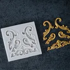 Luyou DIY силиконовая кружевная кайма для мастики формы торт украшая инструменты форма для шоколадной мастики свадебный торт украшение FM1396