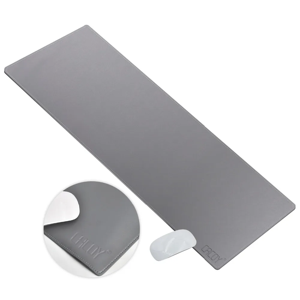 CACOY 100*40 см Коврик для стола защитный PU кожаный коврик мыши клавиатура стол