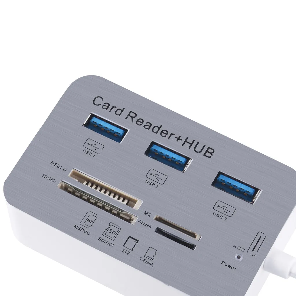 Ультратонкий 3-портовый кардридер VOBERRY C-type USB 3 0/3 1 с сверхвысокой скоростью 5