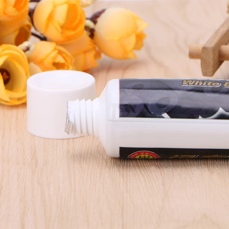 

2017 New Arrival Soft Clean Bamboo Whitening Black Charcoal Oral Hygiene Care Toothpaste 7M0075