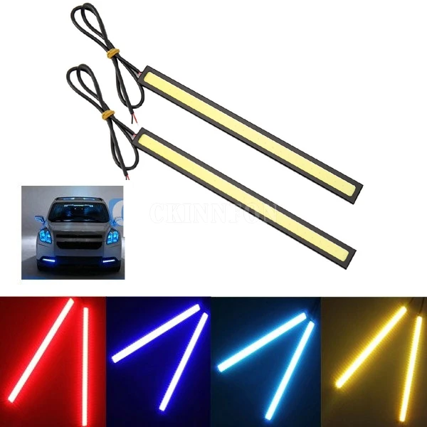 500 шт./лот 100 набор 24LED Супер яркий COB Автомобильные светодиодные противотуманные