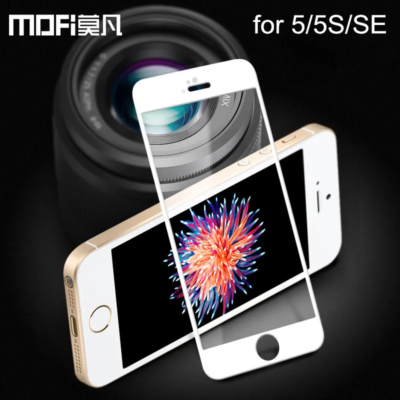 Закаленное стекло MOFi для iPhone 5s защита экрана с полным покрытием iPhone5 защитное