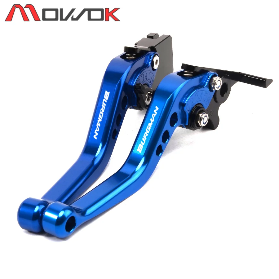 Короткий Алюминиевый Рычаг тормоза и сцепления для мотоциклов SUZUKI Burgman 650 2013 2014 2015